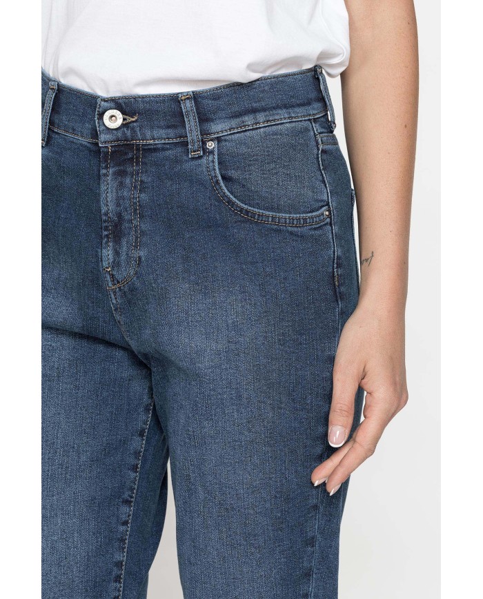 JEANS MOM CINQUE TASCHE IN DENIM STRETCH 12,2oz