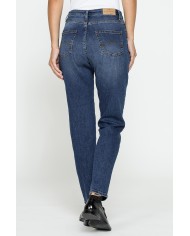 JEANS MOM CINQUE TASCHE IN DENIM STRETCH 12,2oz