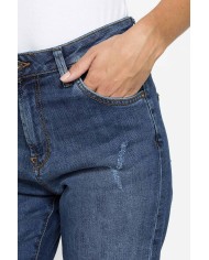 JEANS MOM CINQUE TASCHE IN DENIM STRETCH 12,2oz