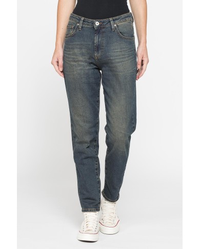 JEANS MOM CINQUE TASCHE IN DENIM STRETCH 12,2oz