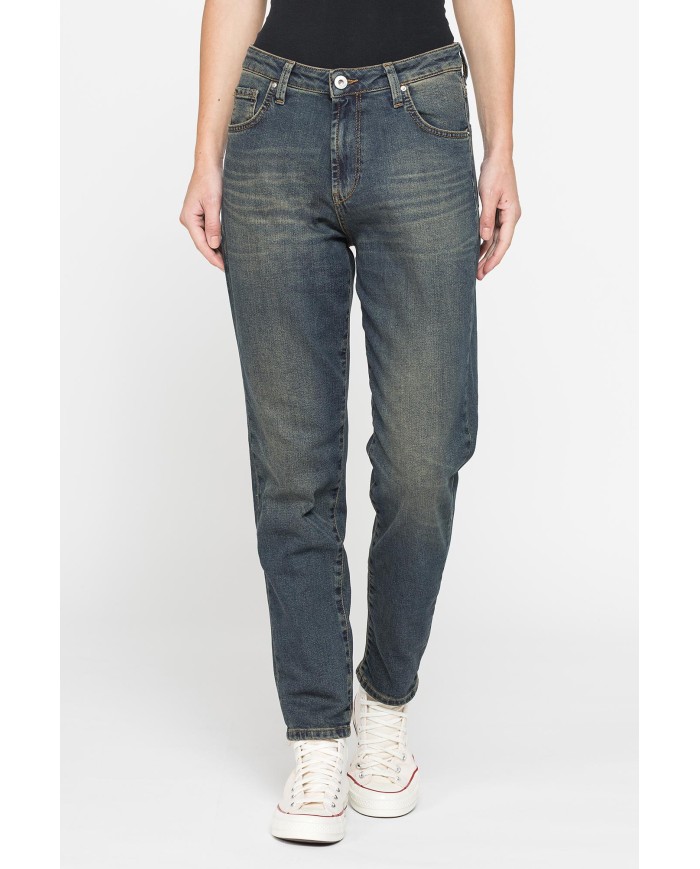 JEANS MOM CINQUE TASCHE IN DENIM STRETCH 12,2oz