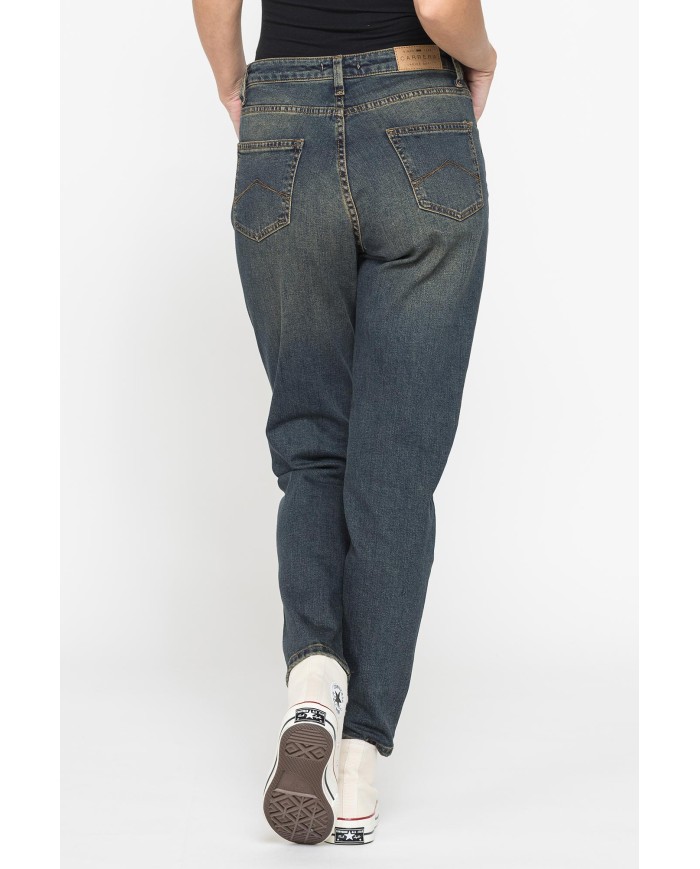 JEANS MOM CINQUE TASCHE IN DENIM STRETCH 12,2oz