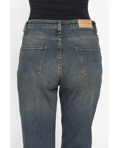 JEANS MOM CINQUE TASCHE IN DENIM STRETCH 12,2oz