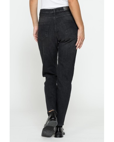 JEANS MOM CINQUE TASCHE IN DENIM STRETCH 12,2oz