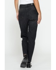 JEANS MOM CINQUE TASCHE IN DENIM STRETCH 12,2oz