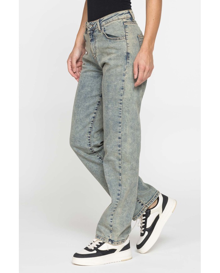 JEANS COULOTTES COMFORT FIT IN DENIM STRETCH 12oz