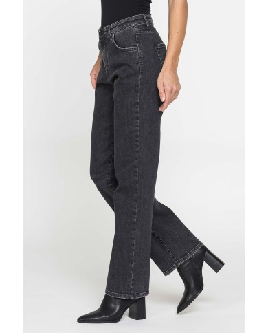 JEANS COULOTTES COMFORT FIT IN DENIM STRETCH 12oz