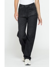 JEANS CINQUE TASCHE CON GAMBA AMPIA IN DENIM STRETCH 12,2oz