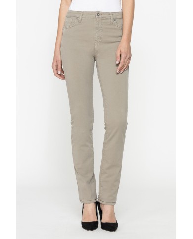 PANTALONE IN GABARDINA MOD.753 . Vita alta e gamba confortevole.