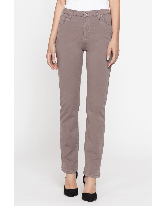 PANTALONE IN GABARDINA MOD.753 . Vita alta e gamba confortevole.