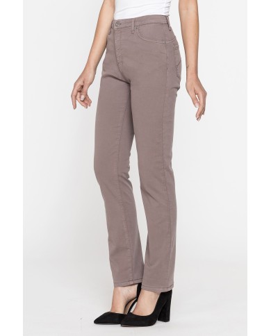 PANTALONE IN GABARDINA MOD.753 . Vita alta e gamba confortevole.