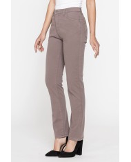 PANTALONE IN GABARDINA MOD.753 . Vita alta e gamba confortevole.