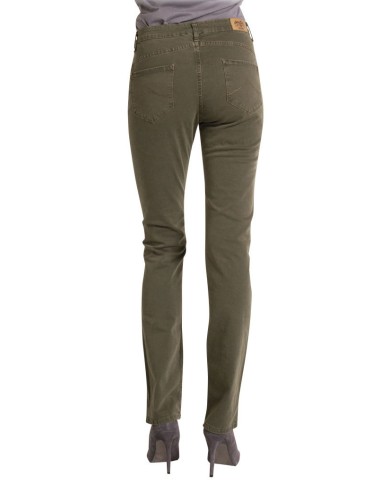 PANTALONE IN GABARDINA MOD.753 . Vita alta e gamba confortevole.