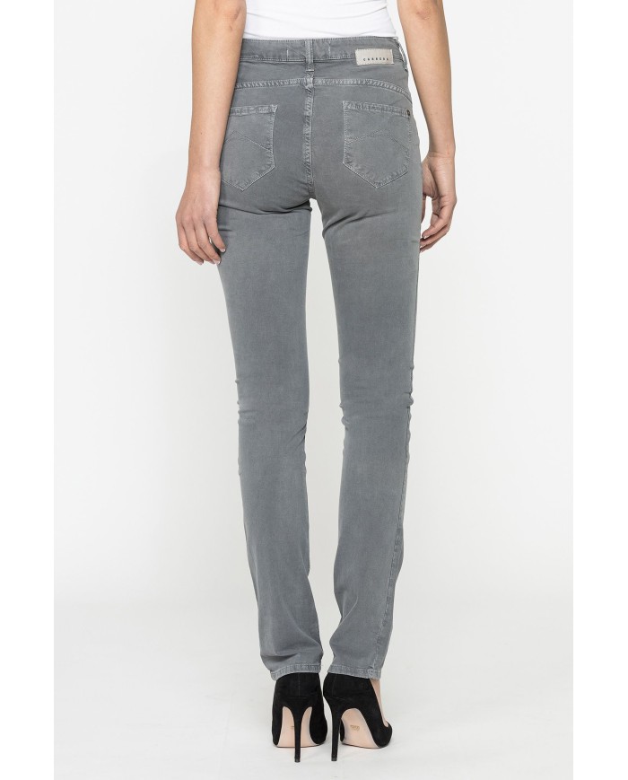 PANTALONE IN GABARDINA MOD.753 . Vita alta e gamba confortevole.