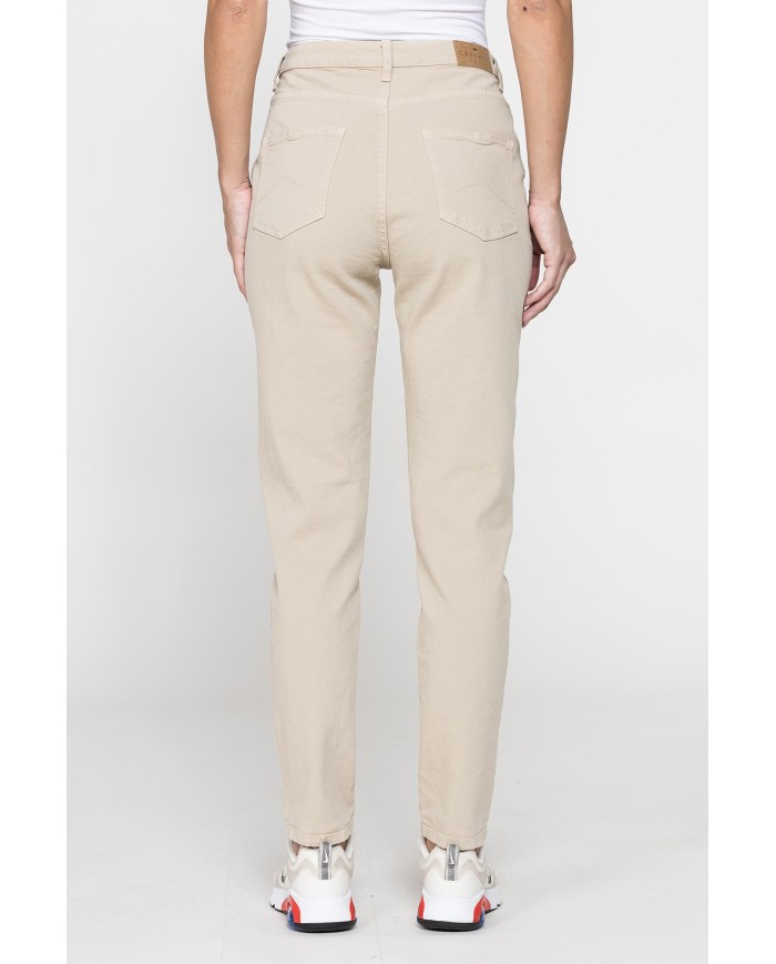 MOM JEANS DONNA MODELLO 5 TASCHE IN BULL DENIM MOM JEANS DONNA MODELLO 5 TASCHE IN BULL DENIM