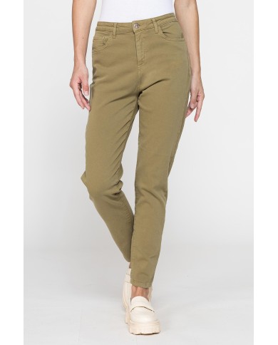 MOM JEANS DONNA MODELLO 5 TASCHE IN BULL DENIM