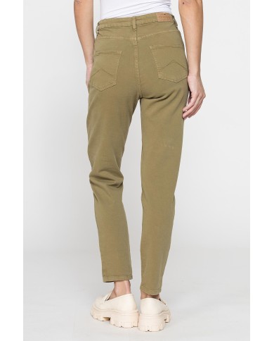 MOM JEANS DONNA MODELLO 5 TASCHE IN BULL DENIM