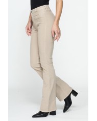 PANTALONE A ZAMPA STILE WESTERN IN MOLESKIN STRETCH 10oz