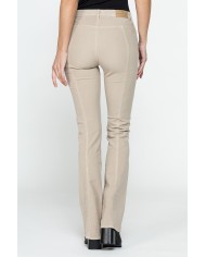 PANTALONE A ZAMPA STILE WESTERN IN MOLESKIN STRETCH 10oz