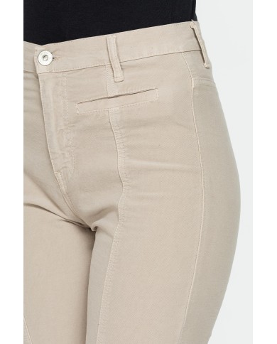 PANTALONE A ZAMPA STILE WESTERN IN MOLESKIN STRETCH 10oz