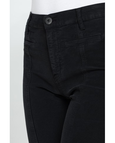 PANTALONE A ZAMPA STILE WESTERN IN MOLESKIN STRETCH 10oz