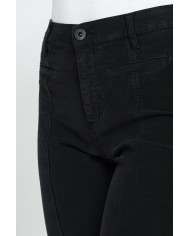 PANTALONE A ZAMPA STILE WESTERN IN MOLESKIN STRETCH 10oz