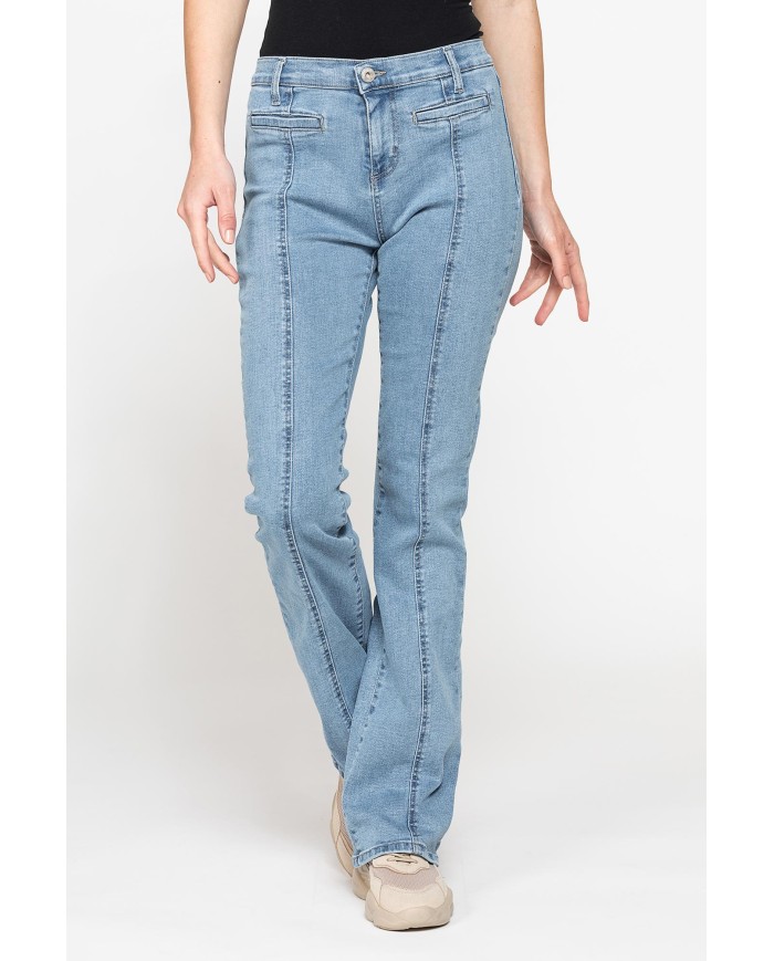 JEANS DONNA A ZAMPA