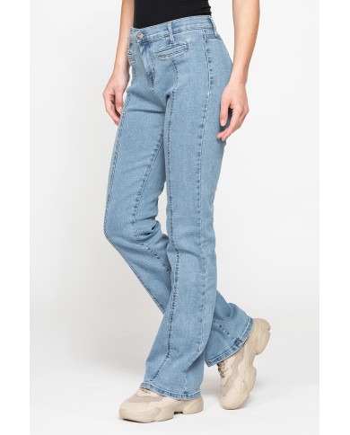 JEANS DONNA A ZAMPA
