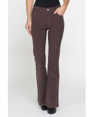 PANTALONE A ZAMPA STILE WESTERN IN MOLESKIN STRETCH 10oz