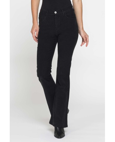 PANTALONE A ZAMPA STILE WESTERN IN MOLESKIN STRETCH 10oz