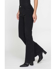 PANTALONE A ZAMPA STILE WESTERN IN MOLESKIN STRETCH 10oz