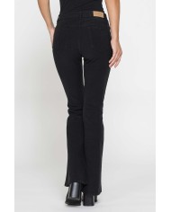 PANTALONE A ZAMPA STILE WESTERN IN MOLESKIN STRETCH 10oz