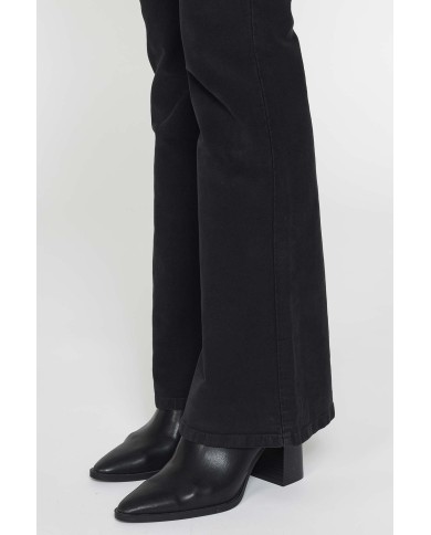 PANTALONE A ZAMPA STILE WESTERN IN MOLESKIN STRETCH 10oz