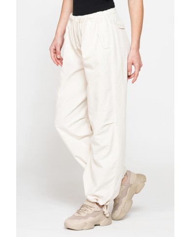 PANTALONE PARACHUTE IN GABARDINE