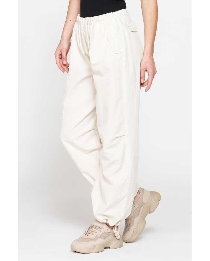 PANTALONE PARACHUTE IN GABARDINE