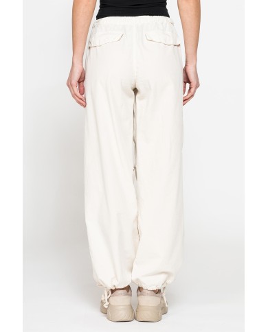PANTALONE PARACHUTE IN GABARDINE