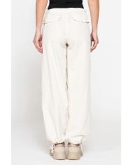 PANTALONE PARACHUTE IN GABARDINE