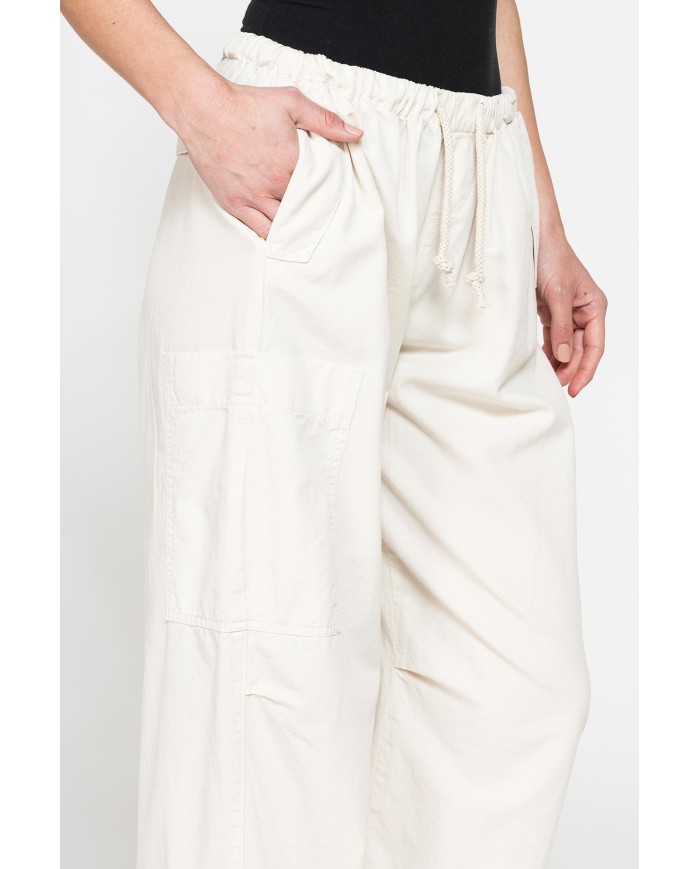 PANTALONE PARACHUTE IN GABARDINE