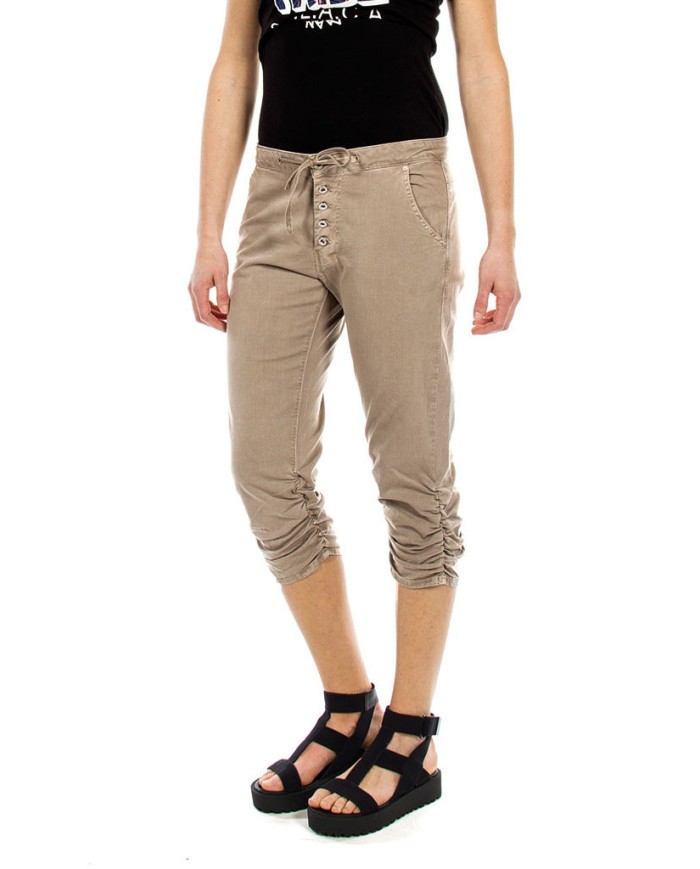 PANTALONE IN GABARDINA STRETCH