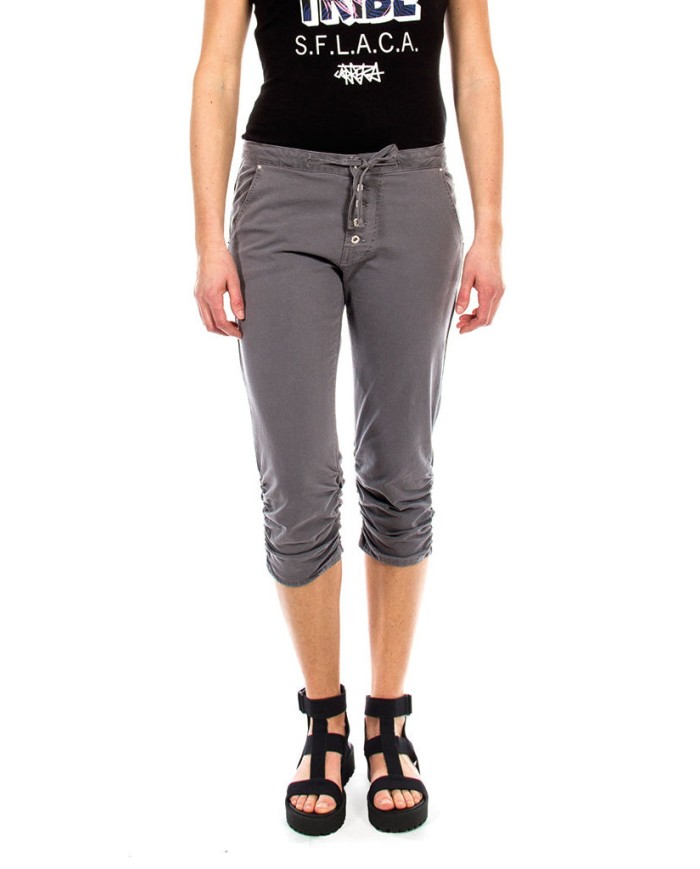 PANTALONE IN GABARDINA STRETCH