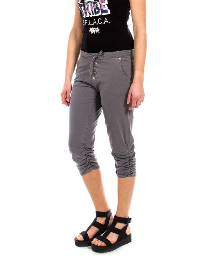 PANTALONE IN GABARDINA STRETCH