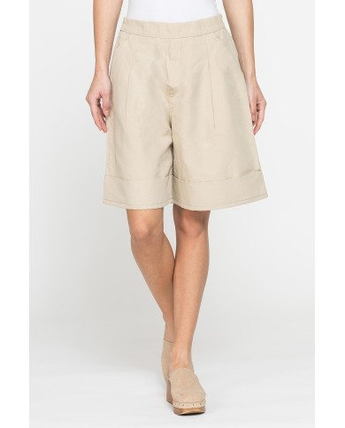 BERMUDA IN MISTO LINO COMFORT FIT