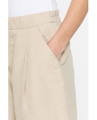 BERMUDA IN MISTO LINO COMFORT FIT