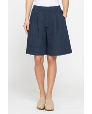 BERMUDA IN MISTO LINO COMFORT FIT