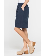 BERMUDA IN MISTO LINO COMFORT FIT