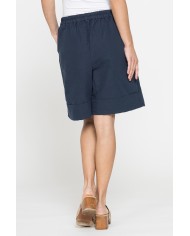 BERMUDA IN MISTO LINO COMFORT FIT