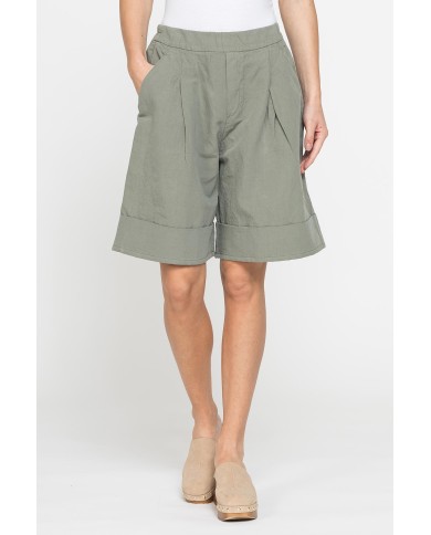 BERMUDA IN MISTO LINO COMFORT FIT