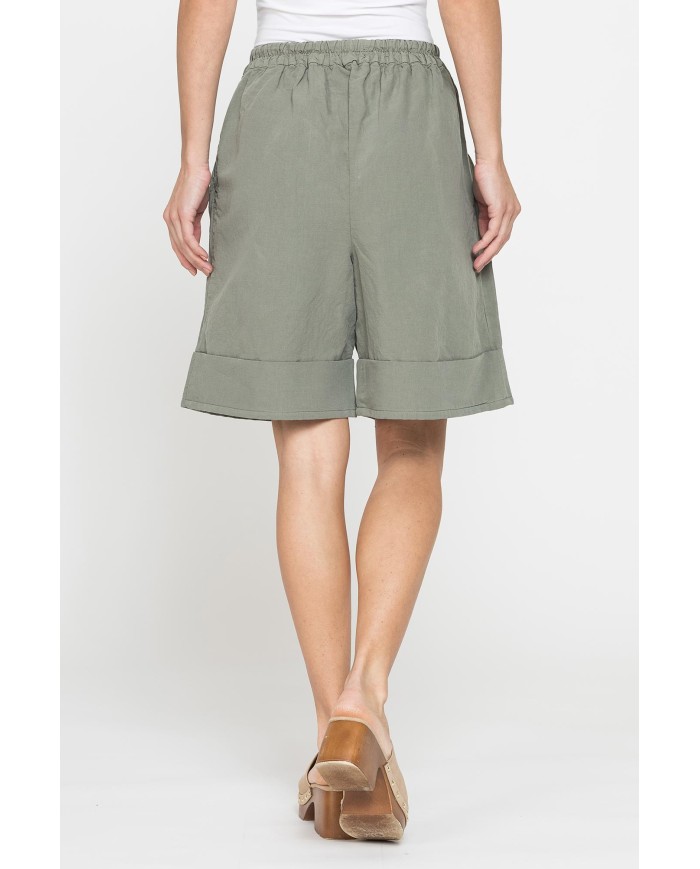 BERMUDA IN MISTO LINO COMFORT FIT