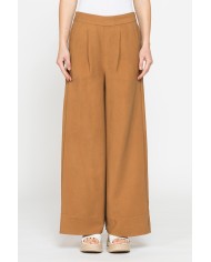 JEANS A PALAZZO IN MISTO VISCOSA. COMFORT FIT