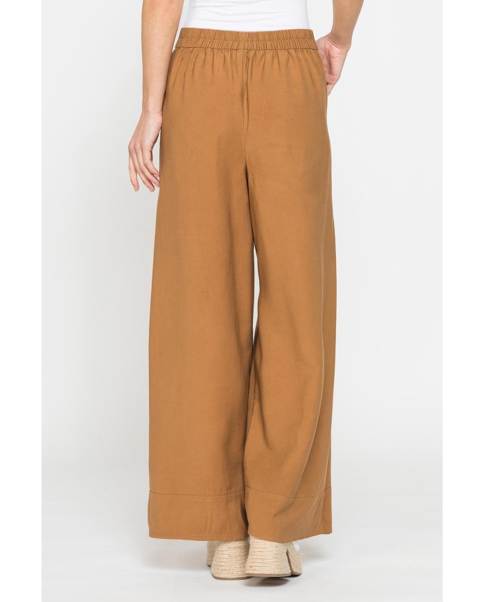 JEANS A PALAZZO IN MISTO VISCOSA. COMFORT FIT